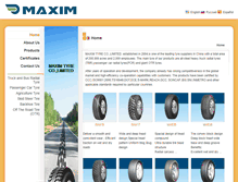 Tablet Screenshot of maximtyre.com
